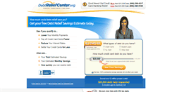 Desktop Screenshot of debtreliefcenter.org